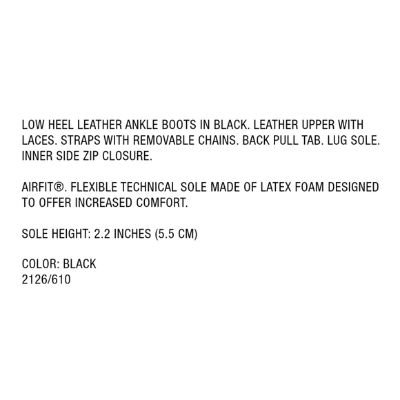 NWT Zara Low Heel Leather Combat Boots Bloggers Favorite - Picture 11 of 14